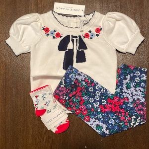 Janie and Jack sweater set NWT